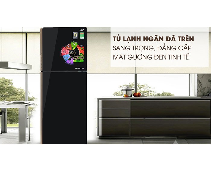 Image Tủ lạnh Aqua Inverter 270 lít AQR-IG288EN (GB) 2