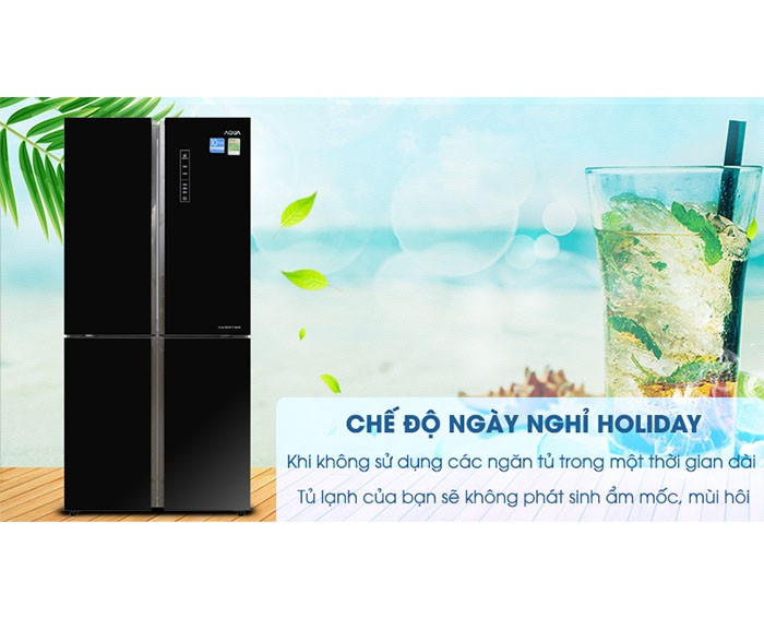 Image Tủ lạnh Aqua Inverter 456 lít AQR-IG525AM GB 2