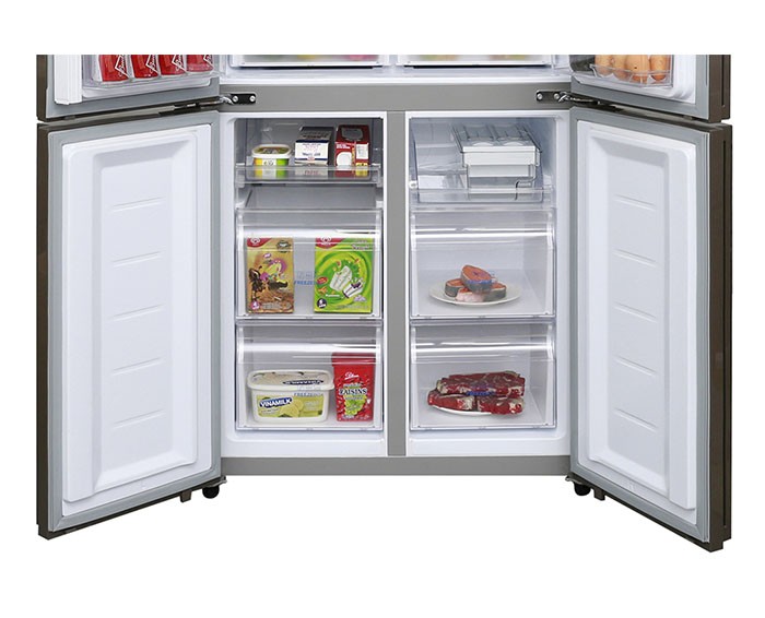 Image Tủ lạnh Aqua Inverter 456 lít Multi Door AQR-IG525AM GB  2