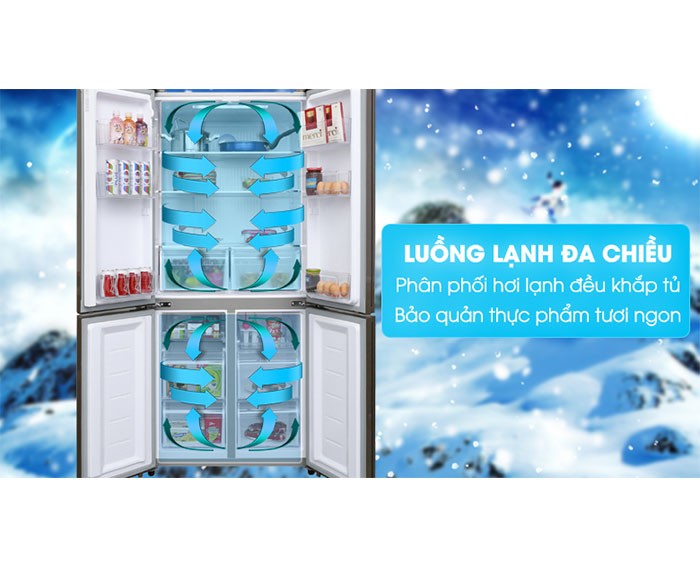 Image Tủ lạnh Aqua Inverter 456 lít AQR-IG525AM GB 5