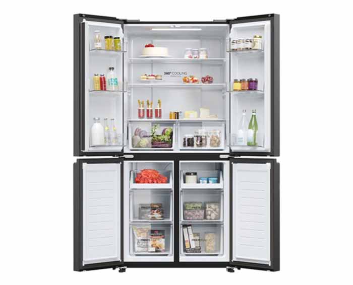 Image Tủ lạnh Aqua Inverter 469 lít Multi Door AQR-M532XA(CBC) 3