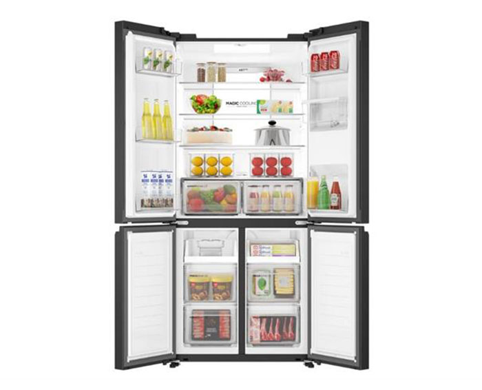 Image Tủ lạnh Aqua Inverter 529 lít Multi Door AQR-M600XA(WGC) 4