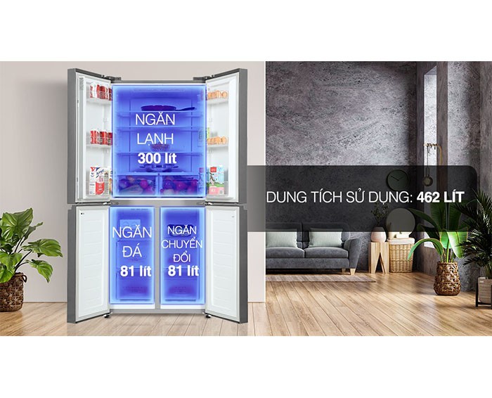 Image Tủ lạnh Casper Inverter 462 lít RM-520VT 3