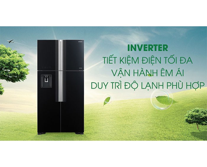 Image Tủ lạnh Hitachi Inverter 540 lít R-FW690PGV7 GBK 1