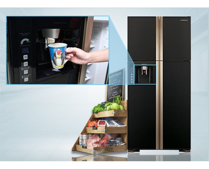 Image Tủ lạnh Hitachi Inverter 540 lít R-W660FPGV3X 5