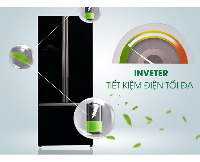 Image Tủ lạnh Hitachi Inverter 429 lít R-WB545PGV2 GBK 4