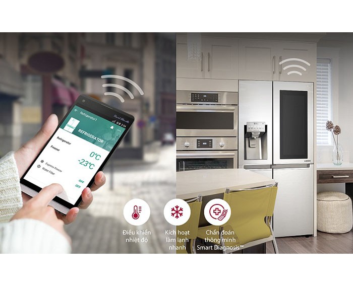 Image Tủ lạnh LG Inverter InstaView Door-in-Door 601 lít GR-X247JS 4