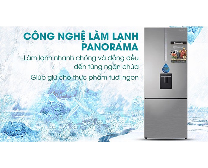 Image Tủ lạnh Panasonic Inverter 410 lít NR-BX460WSVN 1