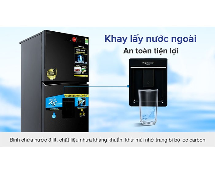 Image Tủ lạnh Panasonic Inverter 326 lít NR-TL351GPKV 2