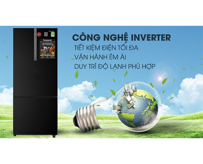 Image Tủ lạnh Panasonic Inverter 368 Lít NR-BX410QKVN 2