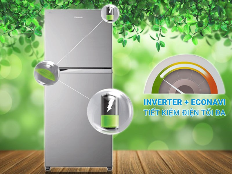 Image Tủ lạnh Panasonic inverter 303 lít NR-BL348PSVN 4