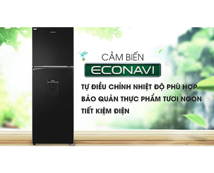Image Tủ lạnh Panasonic Inverter 326 lít NR-BL351WKVN 3