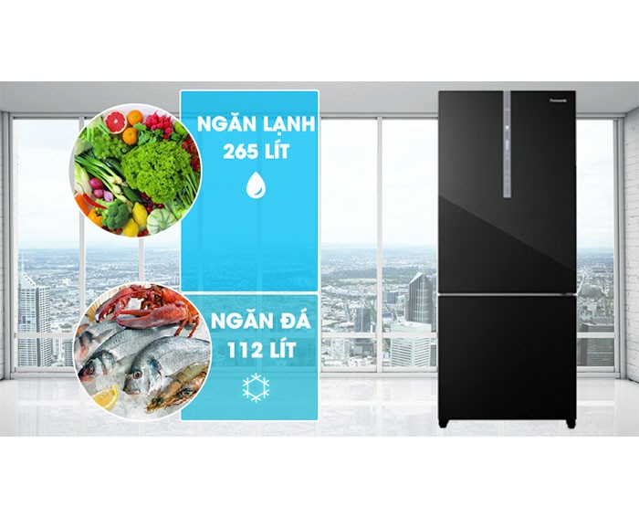Image Tủ lạnh Panasonic Inverter 368 lít NR-BX410GKVN 2