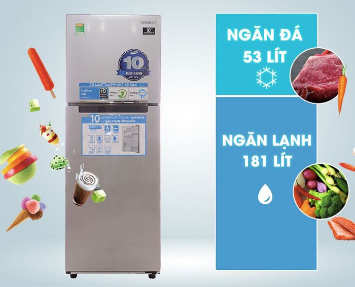 Image Tủ lạnh Samsung 234 lít inveter RT22FARBDSA/SV 2
