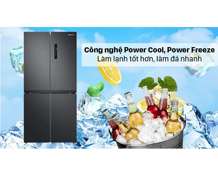 Image Tủ lạnh Samsung Inverter 488 lít RF48A4000B4/SV 5