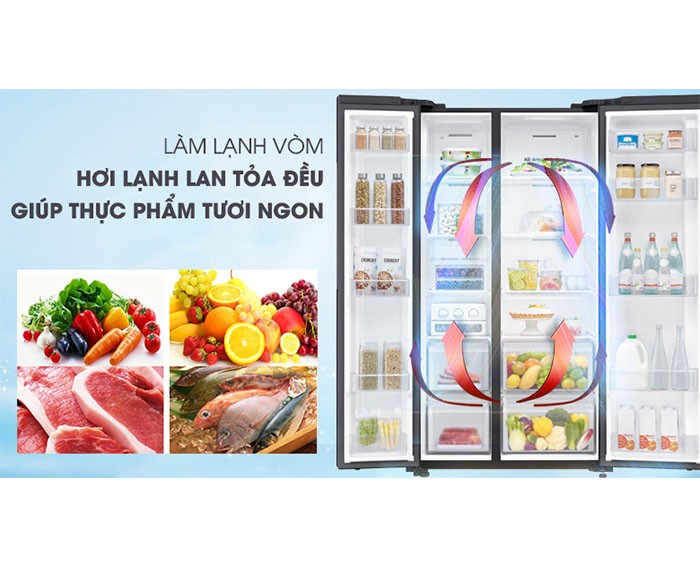 Image Tủ lạnh Samsung Inverter 647 lít RS62R5001B4/SV 4