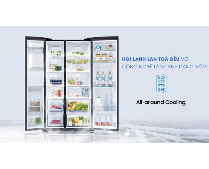 Image Tủ lạnh Samsung Inverter 617 lít RS64R5301B4/SV 4