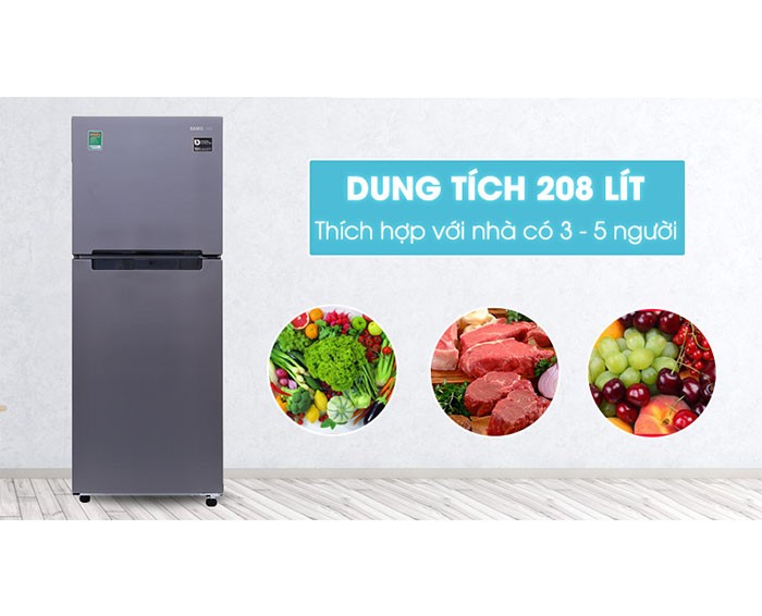 Image Tủ lạnh Samsung Inverter 208 lít RT19M300BGS/SV 2
