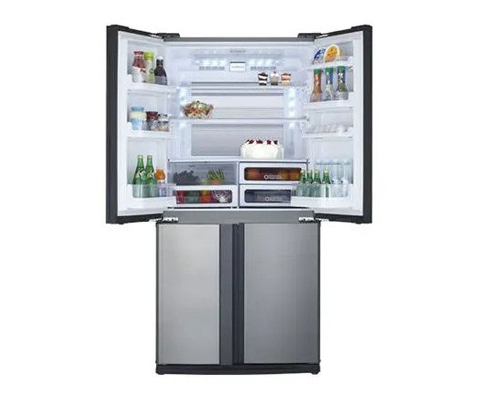 Image Tủ lạnh 4 cánh Sharp SJ-FX631V-SL 626 Lít Inverter  1