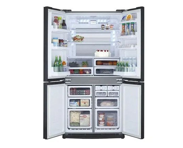 Image Tủ lạnh 4 cánh Sharp SJ-FX631V-SL 626 Lít Inverter  2