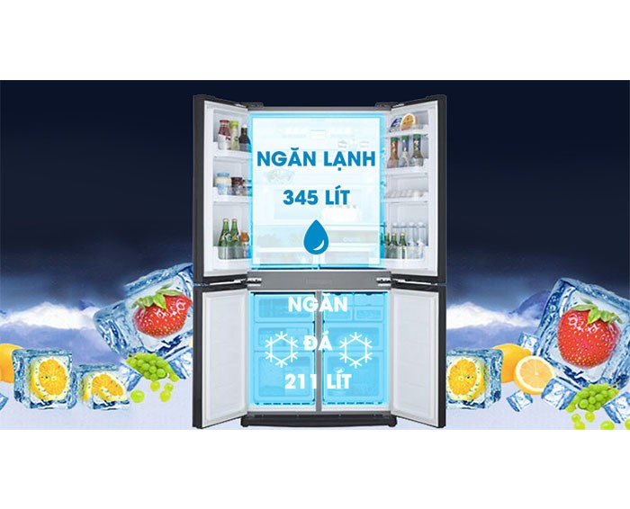 Image Tủ lạnh Sharp Inverter 626 lít SJ-FX630V-ST 2