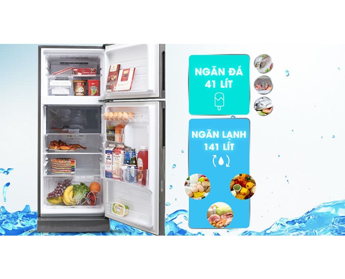 Image Tủ lạnh Sharp Inverter 196 lít SJ-X201E-DS 2