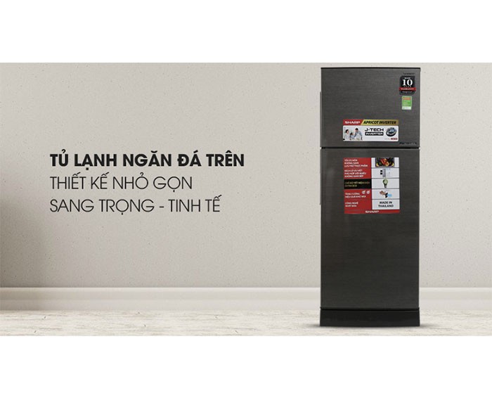 Image Tủ lạnh Sharp Inverter 196 lít SJ-X201E-DS 3