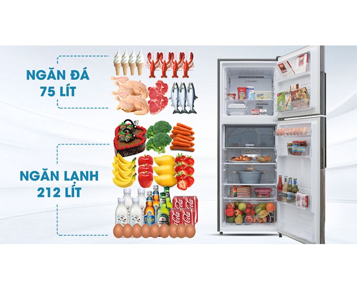 Image Tủ lạnh Sharp Inverter 314 lít SJ-X316E-DS 3