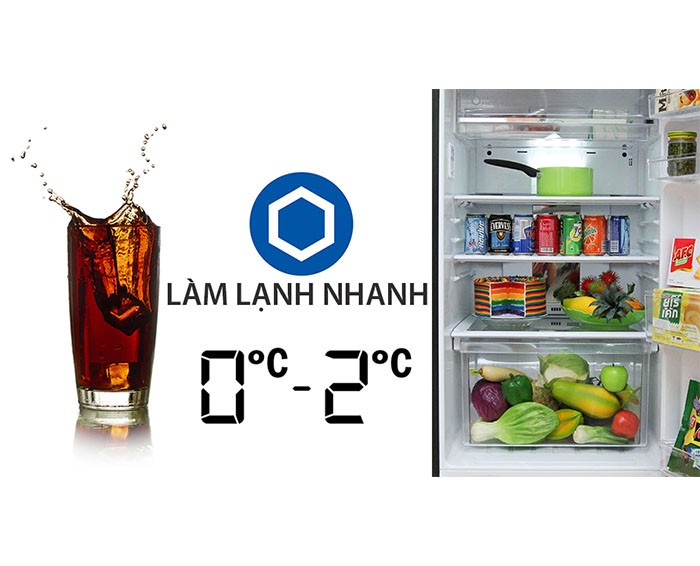 Image Tủ lạnh Sharp Inverter 397 lít SJ-XP400PG 2