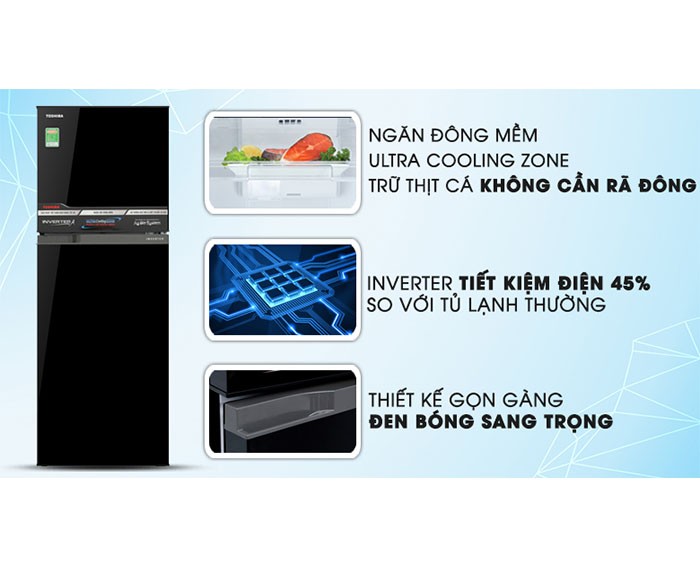Image Tủ lạnh Toshiba Inverter 233 lít GR-A28VM(UKG) 2