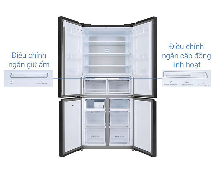 Image Tủ lạnh Toshiba Inverter 511 lít Multi Door GR-RF610WE-PGV(22)-XK 2