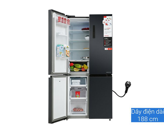 Image Tủ lạnh Toshiba Inverter 509 lít Multi Door GR-RF605WI-PMV(06)-MG 2