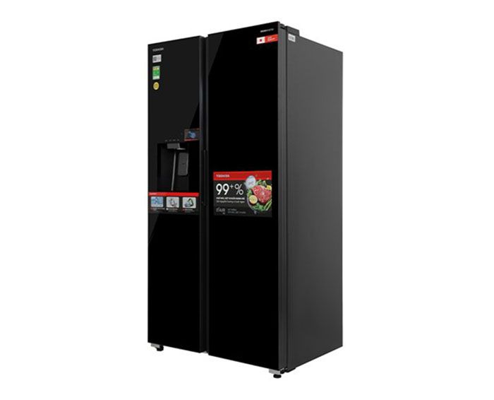 Image Tủ lạnh Toshiba Inverter 568 lít Side By Side GR-RS755WIA-PGV(22)-XK 2