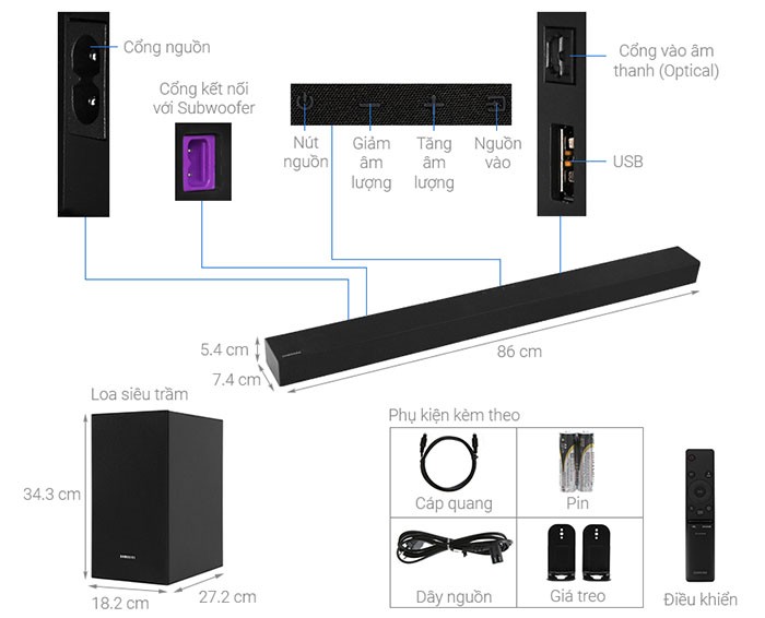 Image Loa thanh Samsung HW-T420 2